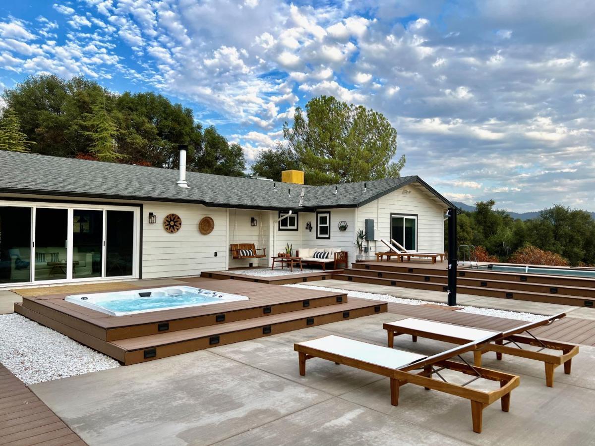 Boho Chic Oasis By Casa Oso With Pool, Spa And Views Ahwahnee Buitenkant foto